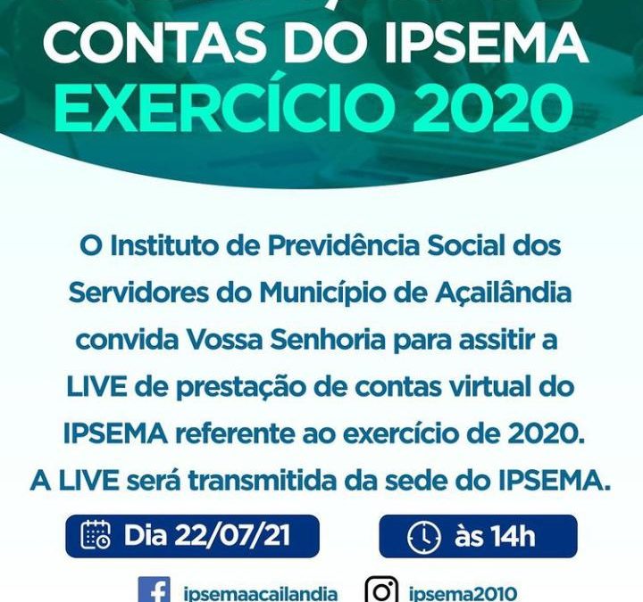 PRESTAÇÃO DE CONTAS IPSEMA 2020